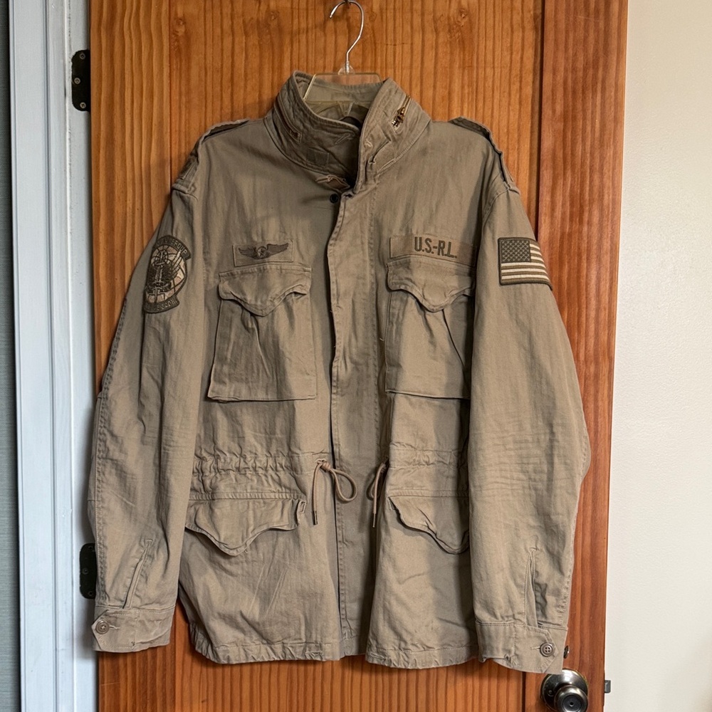 Ralph Lauren Khaki Military Field Jacket